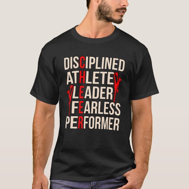Cheerleader Facts Cheerleading Cheer Squad Coach G T-Shirt (Front)