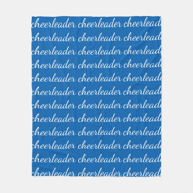 Cheerleader Fleece Blanket (Front)