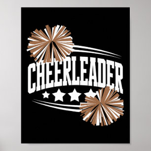 Cheerleader Funny Cheerleading Poster