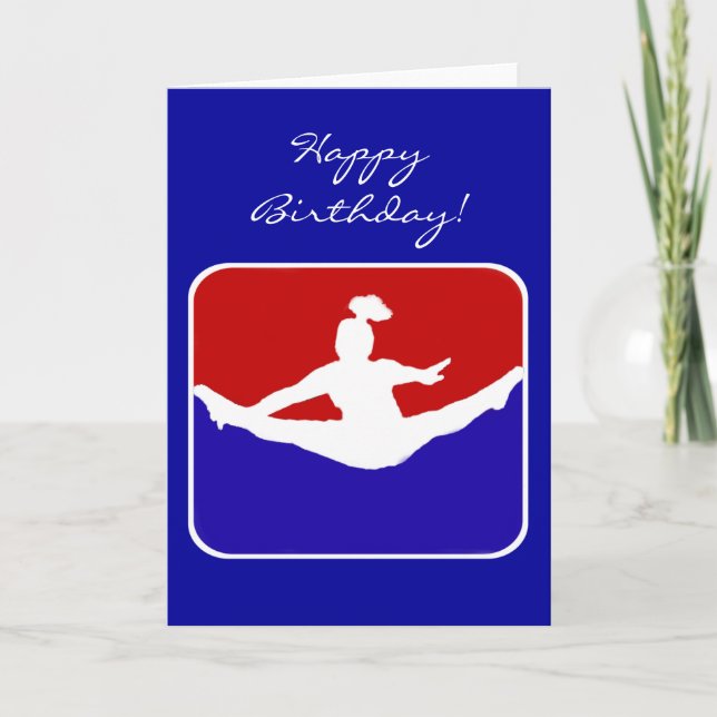 Cheerleader Holiday Card (Front)