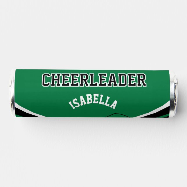 Cheerleader in Green, Black and White Breath Savers® Mints (Right)