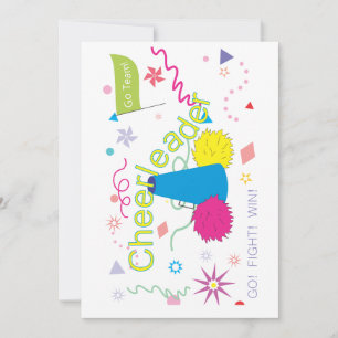 Cheerleader invitation