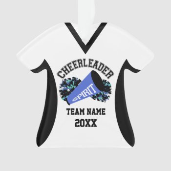 Cheerleader Jersey With Photo Ornament by tshirtmeshirt at Zazzle