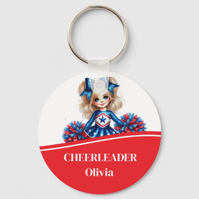 Cheerleader  keychain (Front)