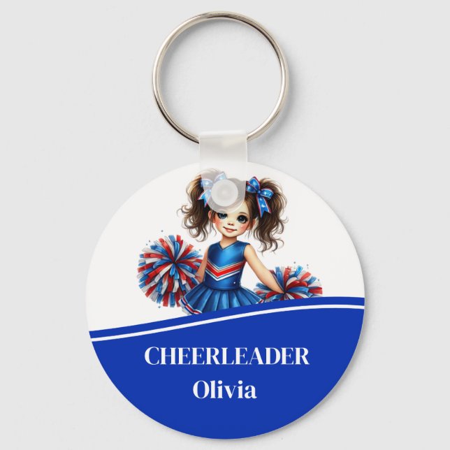 Cheerleader  keychain (Front)