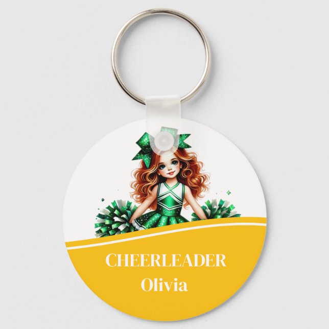 Cheerleader  keychain (Front)