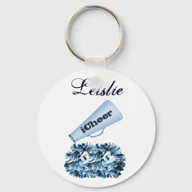 Pom Pom Keychain Cheer Keychain Cheerleading Keychain -  in