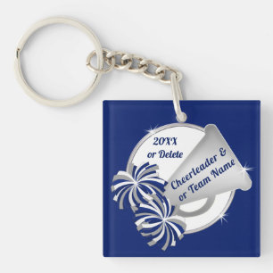 Cheerleader Keychains with Your Colors and Text