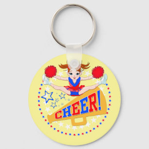 Cheerleader keyring