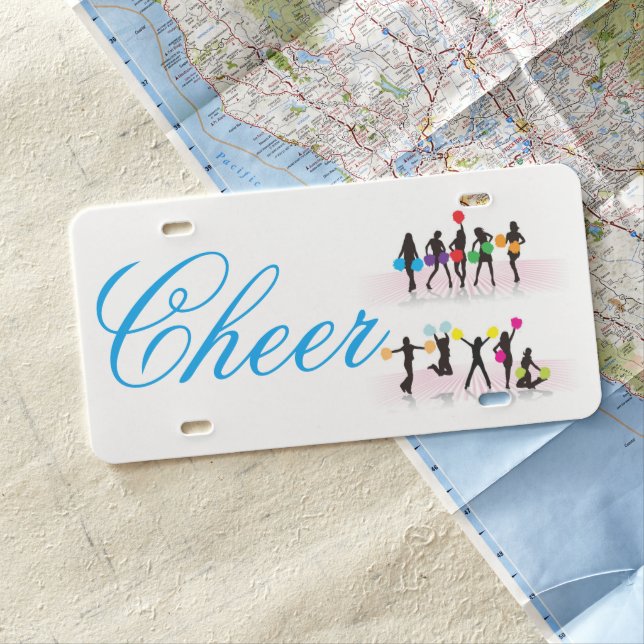 Cheerleader License Plate (In Situ)