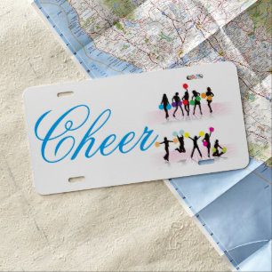 CheerLeader License Plate