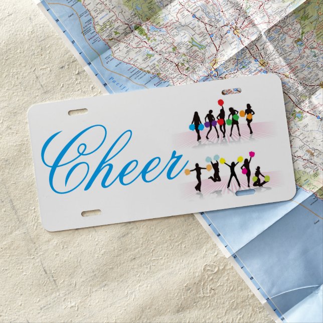 CheerLeader License Plate (In Situ)