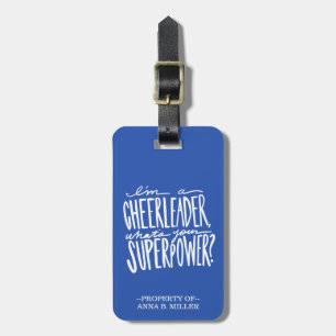 Cheerleader Luggage Tag - Personalized