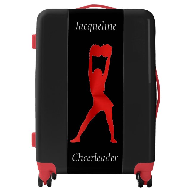 Cheerleader Luggage with Name (Front)