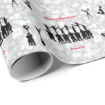 Cheerleader "Merry Christmas" Wrapping Paper