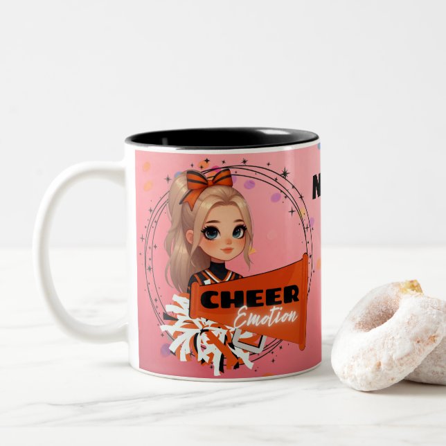 Cheerleader, Never forget that you are BRAVE mug (With Donut)