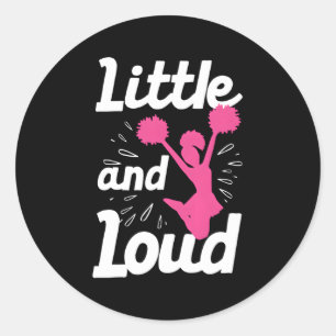 Cheerleader Ns Cheerleading Cheer Gymnast Classic Round Sticker