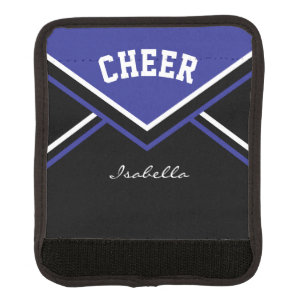 Cheerleader Outfit in Dark Blue Luggage Handle Wrap