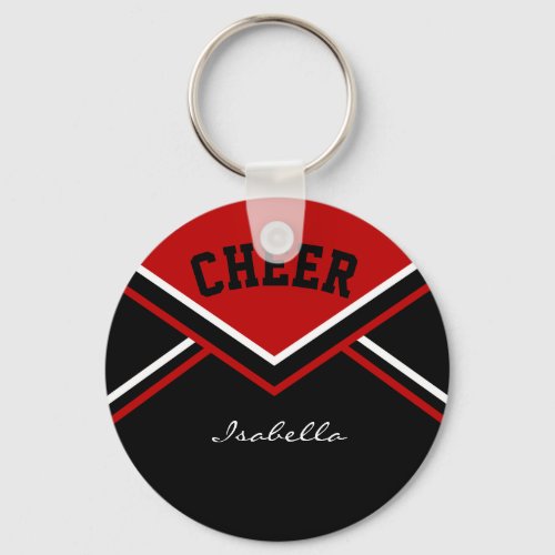 Cheerleader Outfit in Dark Red Keychain