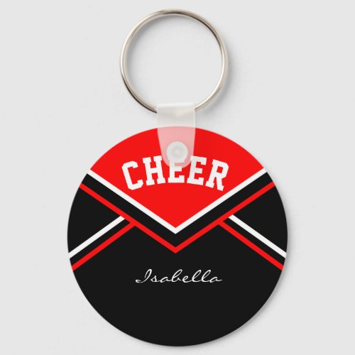 Cheerleader Outfit in Red Keychain