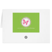 Cheerleader Party Cards (Back Horizontal)