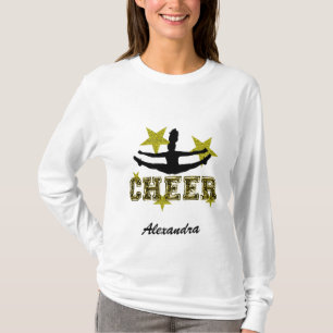 Cheerleader Personalized Long Sleeve T-Shirt