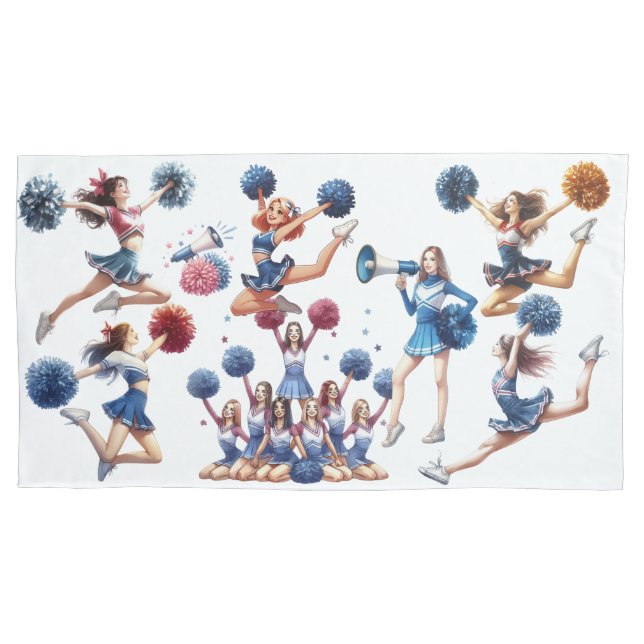 Cheerleader  pillow case (Front)