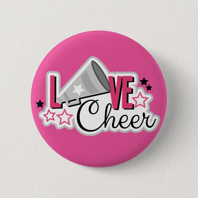 Cheerleader Pin "Love Cheer" (Front)