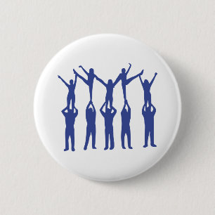 Cheerleader Pinback Button