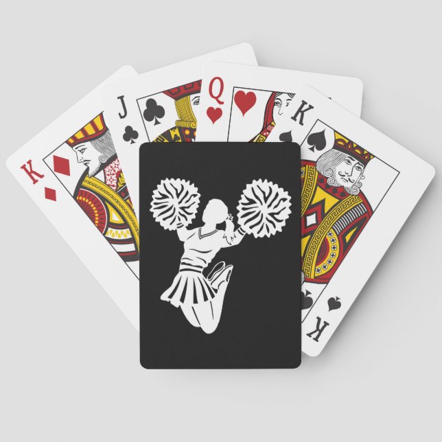 Cheerleader playing cards (Back)