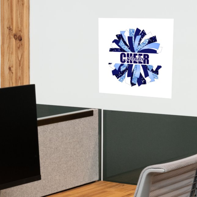 Cheerleader Pom Wall Decal (Office 2)