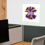 Cheerleader Pom Wall Decal