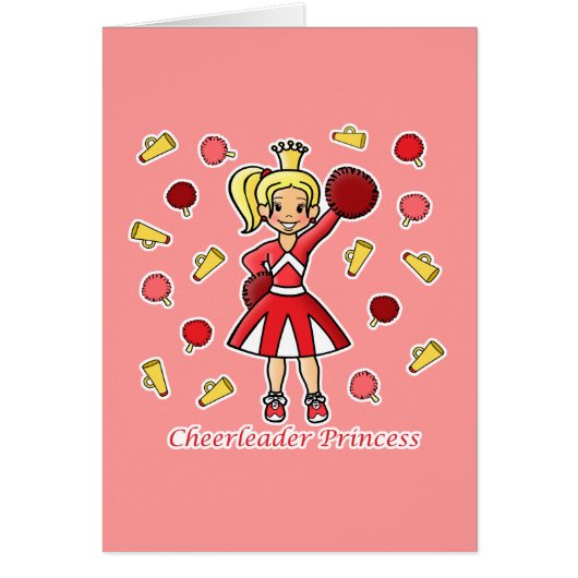 Cheerleader Princess Cards (Front)
