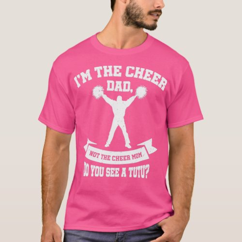 Cheerleader Proud Cheer Dad Cheerleading Beer  9  T_Shirt