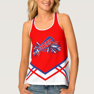 Cheerleader - Red, White & Blue Tank Top