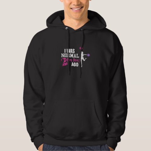 Cheerleader Split I Was Normal Moves Cheering Girl Hoodie