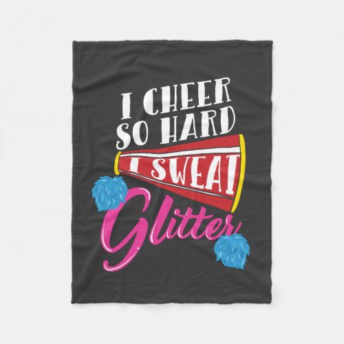 Cheerleader Sport Gift Fleece Blanket