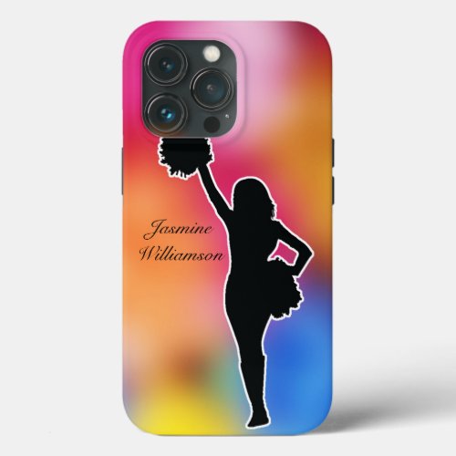 Cheerleader Sports Emphasis personalize name  iPhone 13 Pro Case