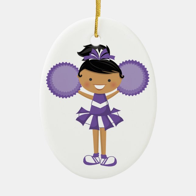 Cheerleader - SRF Ceramic Ornament (Front)