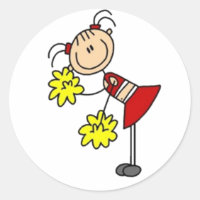 Cheerleader Stick Figure