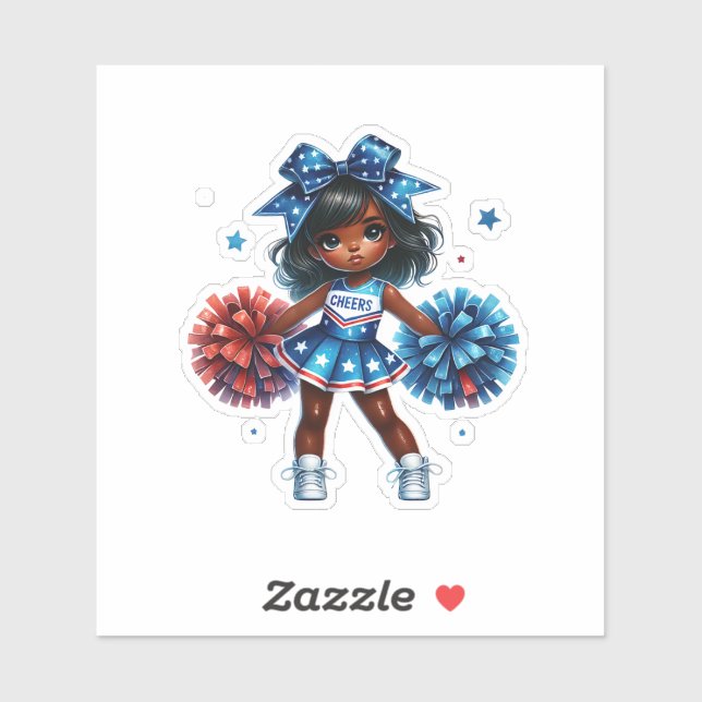 Cheerleader Sticker (Sheet)