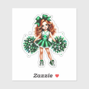 Cheerleader Sticker