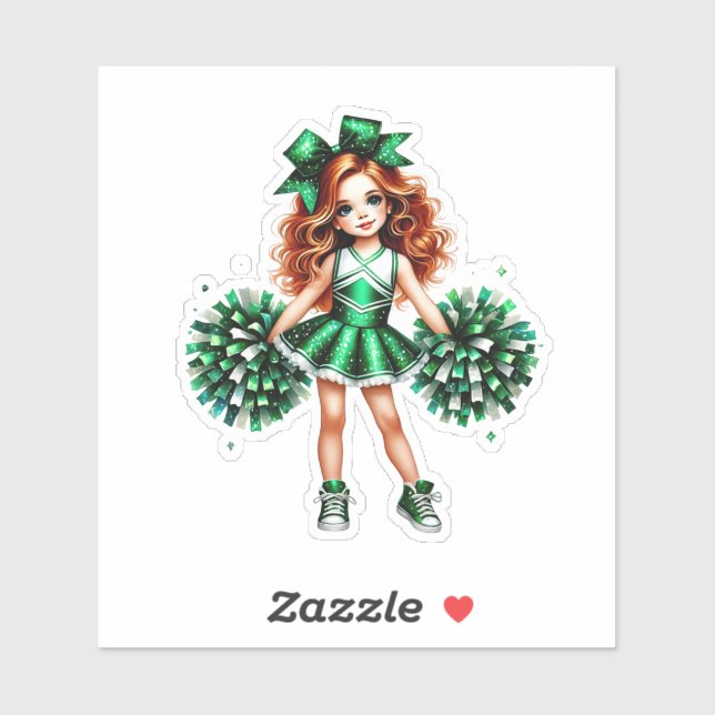 Cheerleader Sticker (Sheet)