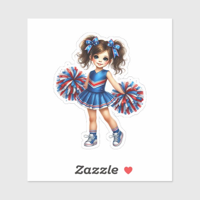 Cheerleader Sticker (Sheet)
