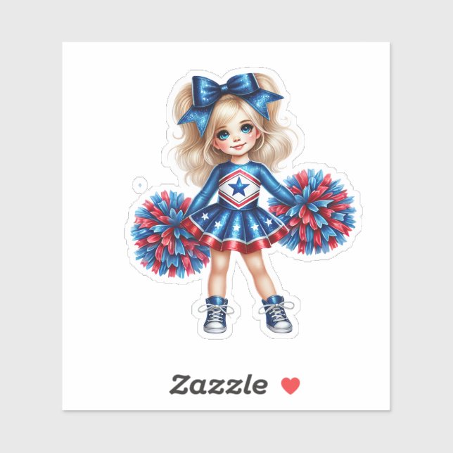 Cheerleader Sticker (Sheet)