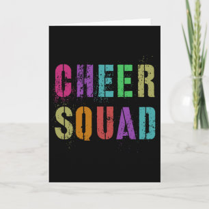 Cheerleader Team Cheer Squad Cheerleading Student  Card
