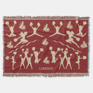 Cheerleader Throw Blanket