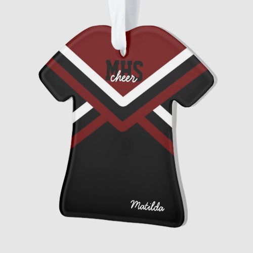 Cheerleader Uniform Acrylic Ornaments