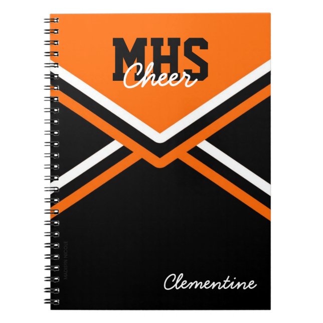 Cheerleader Uniform School Notebook (Front)