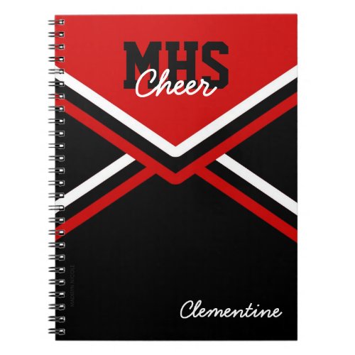 Cheerleader Uniform School Notebook